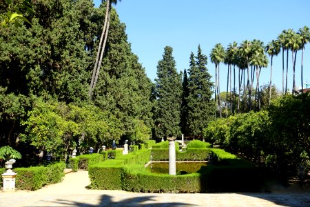 Jardin de los Poetas - Alcázar of Seville, Spain - DSC07519