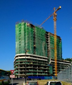Jesselton Quay under construction