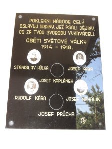 JETENOVICE - kaplička, pravá plaketa A