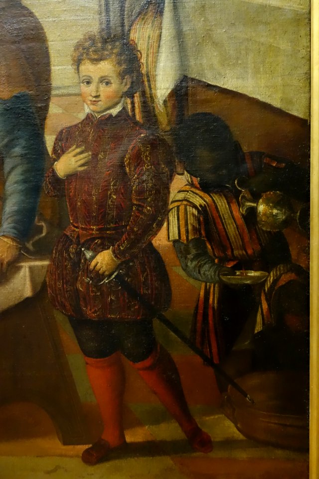Jesus in the House of Simon the Pharisean, by Bonifacio de' Pitati (detail)