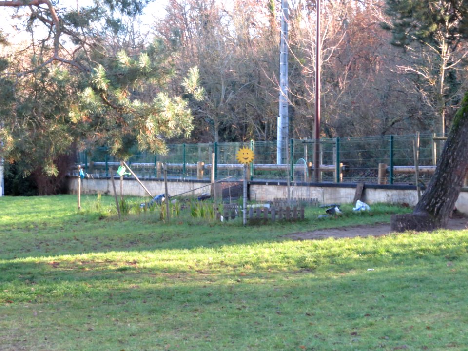 Jardin cour ecole