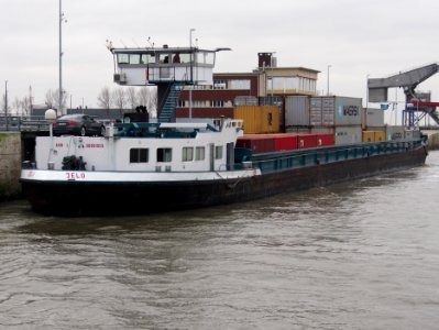 Jelo (ship, 1957) ENI 06001933 Van Cauwelaertsluis Port of Antwerp pic1