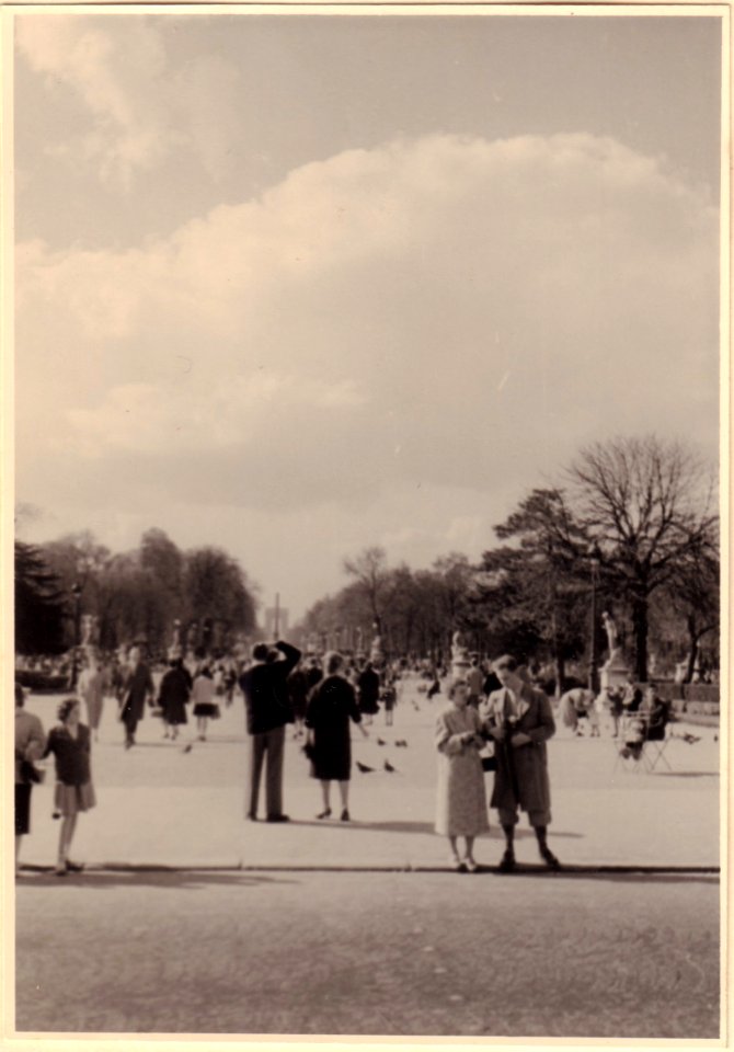 Jardin des Tuileries, Parijs 1959 foto 2