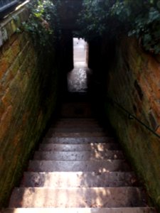 Jardin de la Visitation de Lyon - Escalier vers la montée du Télégraphe