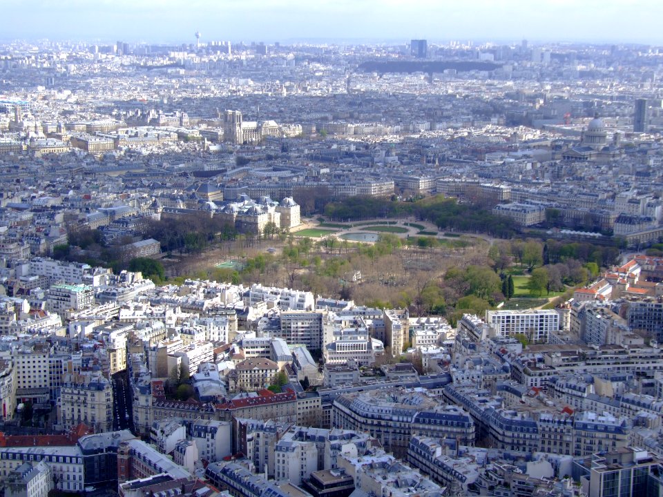 Jardin du Luxembourg, seen from Tour Montparnasse