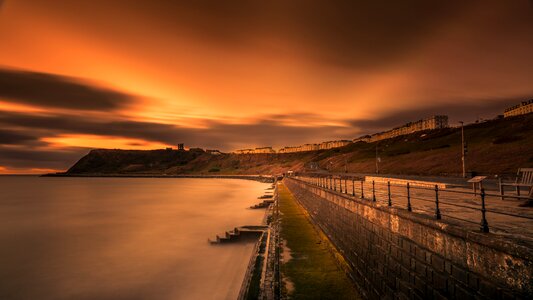 Dodge and burn sunrise leading lines