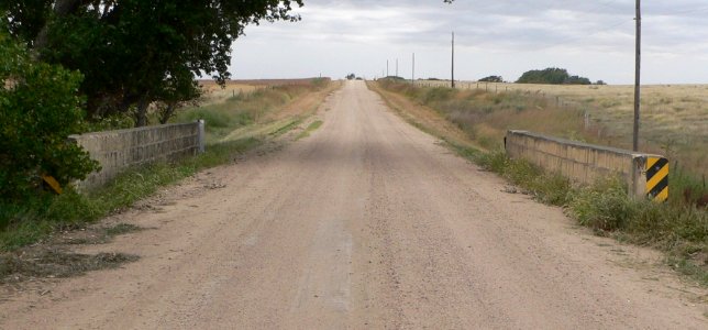 Jenkins culvert (Gove Co) from E 1