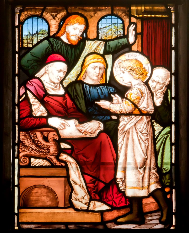 Jesus i templet i Nikolai kyrka