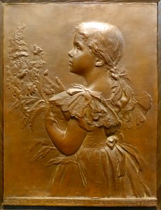 Jenni Delano by Daniel Chester French, 1898, bronze - Currier Museum of Art - Manchester, NH - DSC07570