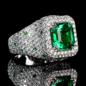 Ring color po diamond set