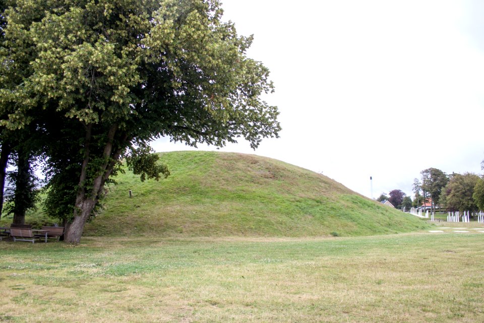Jelling, northern mound, July 2015