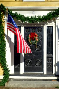 Jefferson Cutter House (Cyrus Dallin Art Museum) doorway - Arlington, MA - DSC03418