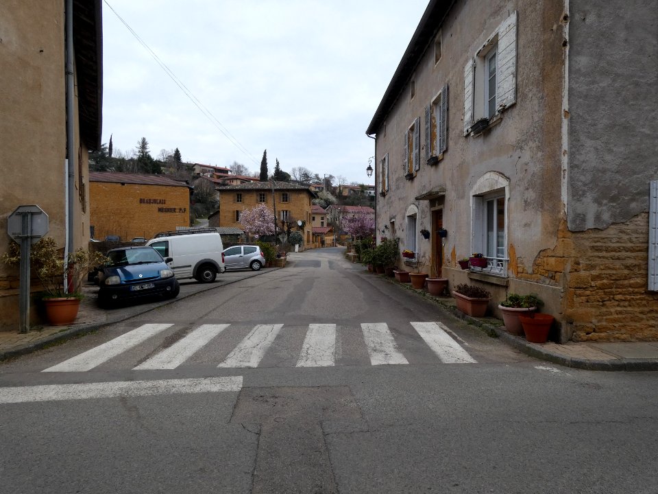 Jarnioux - Rue des Pierres Dorées - Depuis la rue de l'Ombre
