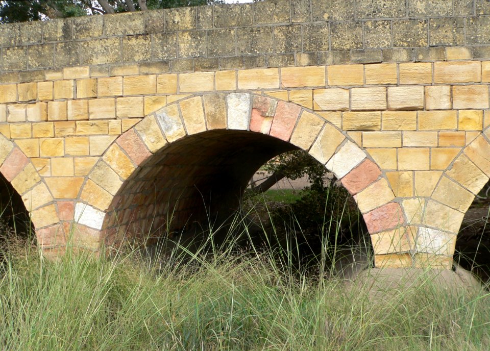 Jenkins culvert (Gove Co) N side middle arch 1