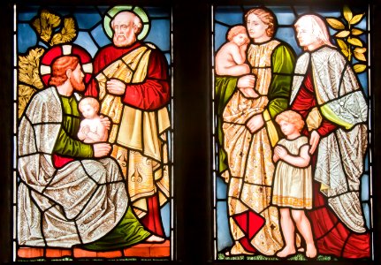 Jesus och barnen i Nikolai kyrka