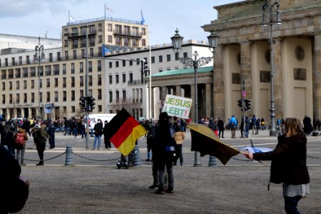 Jesus alive protest Berlin 2021-03-20 11
