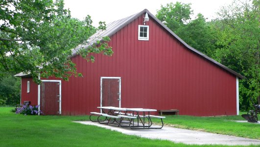 Jesse C. Bickle house - barn from SE 1