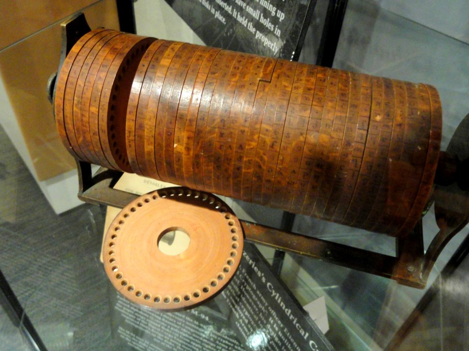 Jefferson Device, probably from 1825-1850 - National Cryptologic Museum - DSC07719