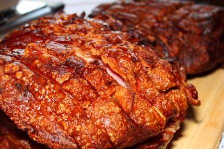 Pork delicious meat photo