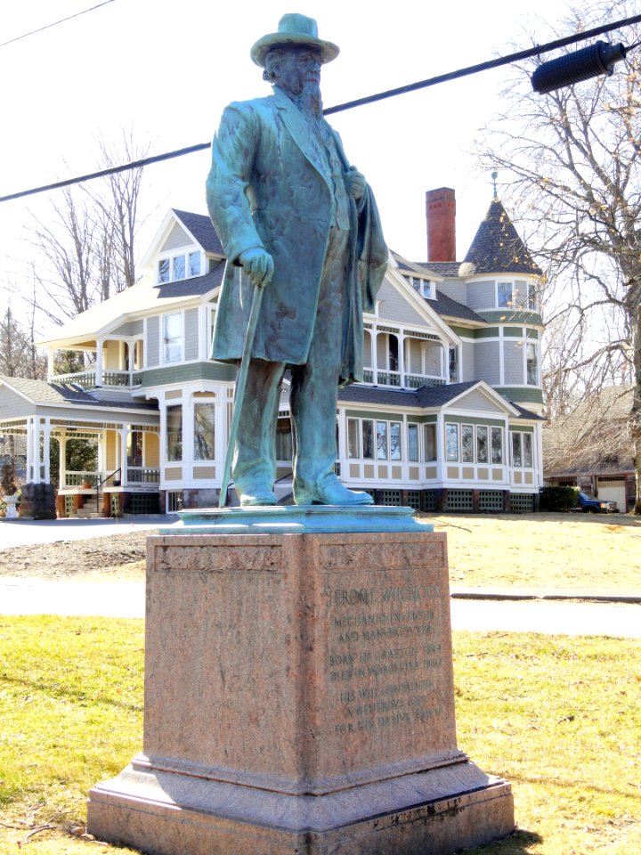 Jerome Wheelock by Herbert Adams - Grafton, MA - DSC04540