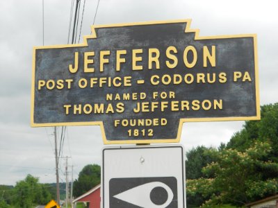 Jefferson Keystone sign York Co PA