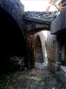 Jaujac - Piles du pont du Chastelas