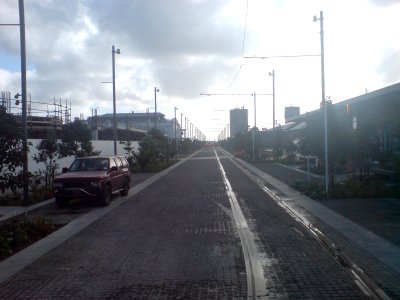 Jellicoe Street Wynyard Almost Complete Looking West