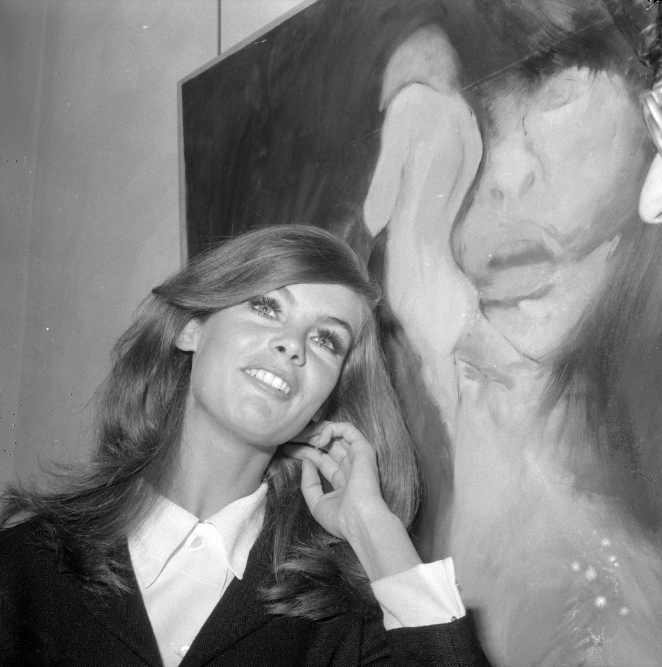 Jean Shrimpton (fotomodel) tentoonstelling geopend in Galerie Krikhaar te Amster, Bestanddeelnr 918-2006