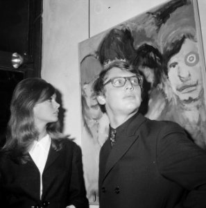 Jean Shrimpton (fotomodel) tentoonstelling geopend in Galerie Krikhaar te Amster, Bestanddeelnr 918-2014
