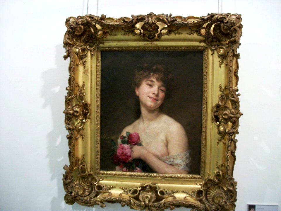 Jean-André Rixens Coquetterie Mademoiselle Delagrange