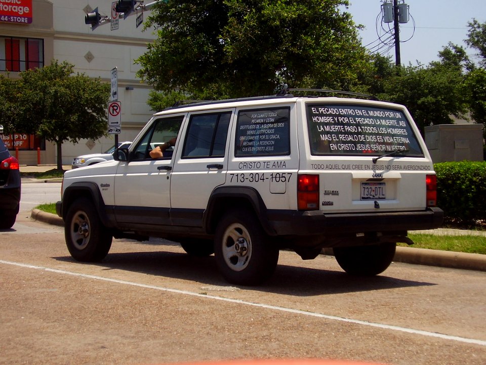 JeepCherokeewithChristianmessage