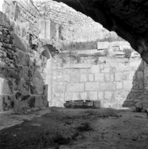 Jeruzalem Resten van het bad Bethesda in de oude stad ten noorden van de Tempel, Bestanddeelnr 255-1678