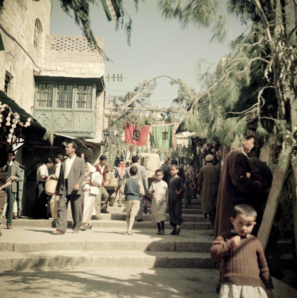 Jeruzalem Suq in de oude stad, Bestanddeelnr 255-9772