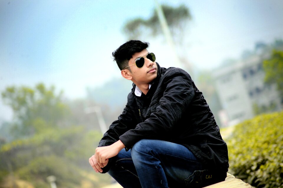 Model coat stylish