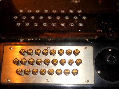JADE, Japanese Type-97 cipher machine captured in Saipan in June 1944 - National Cryptologic Museum - DSC07857