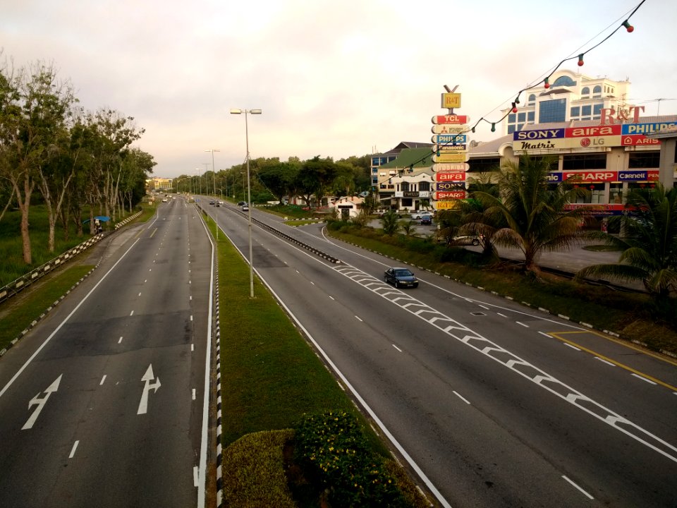 Jalan Jame'Asr in Kiulap