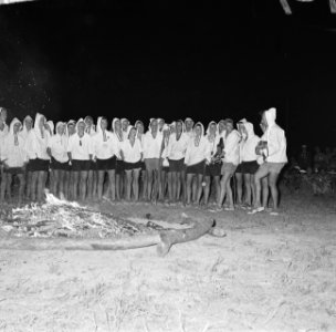 Jamboree 1963 te Marathon Griekenland Zwitsers met liedjes, Bestanddeelnr 915-4249