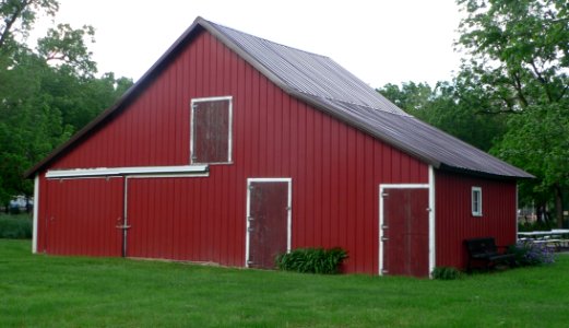 Jesse C. Bickle house - barn from S 1