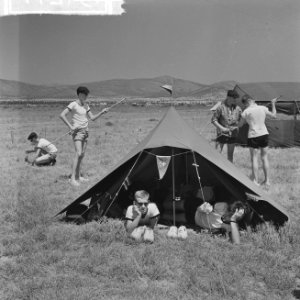 Jamboree 1963 te Marathon Griekenland Siesta houden verplicht Noord Nederlands, Bestanddeelnr 915-4241