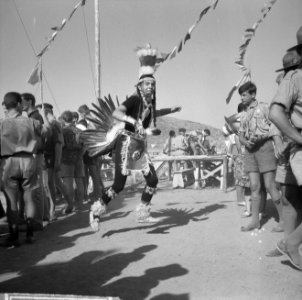 Jamboree 1963 te Marathon Griekenland Talentorama Amerikaanse Indianen, Bestanddeelnr 915-4383