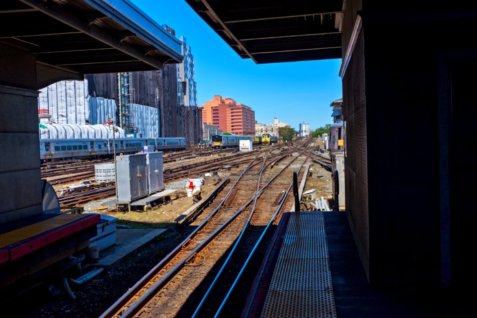 Jamaica looking east from Track 7