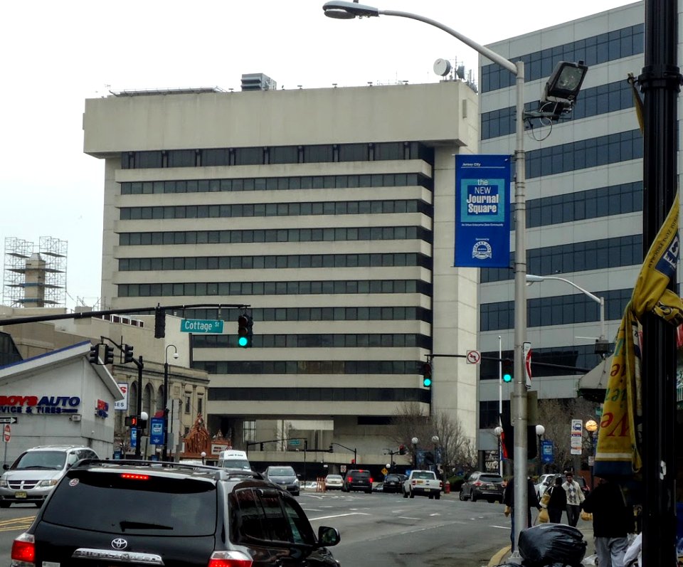 Jersey City street scene Kennedy Boulevard
