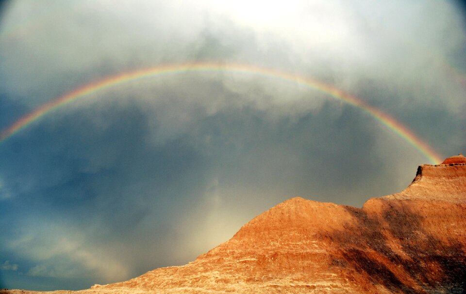 Scenic nature storm