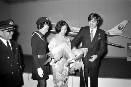 JAL-lijndienst Tokio Amsterdam geopend, Bestanddeelnr 925-5041