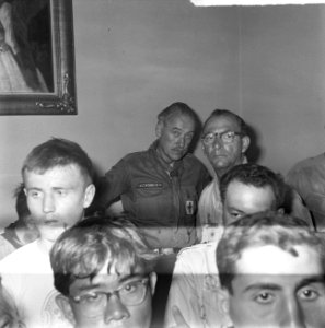 Jamboree 1963 te Marathon Griekenland Lichtensteins prins Emanuel achter met sn, Bestanddeelnr 915-4225