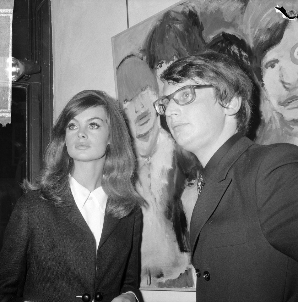 Jean Shrimpton (fotomodel) tentoonstelling geopend in Galerie Krikhaar te Amster, Bestanddeelnr 918-2012