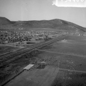 Jamboree 1963 te Marathon Griekenland Overzicht en Jamboreekamp vanuit helicopt, Bestanddeelnr 915-4400