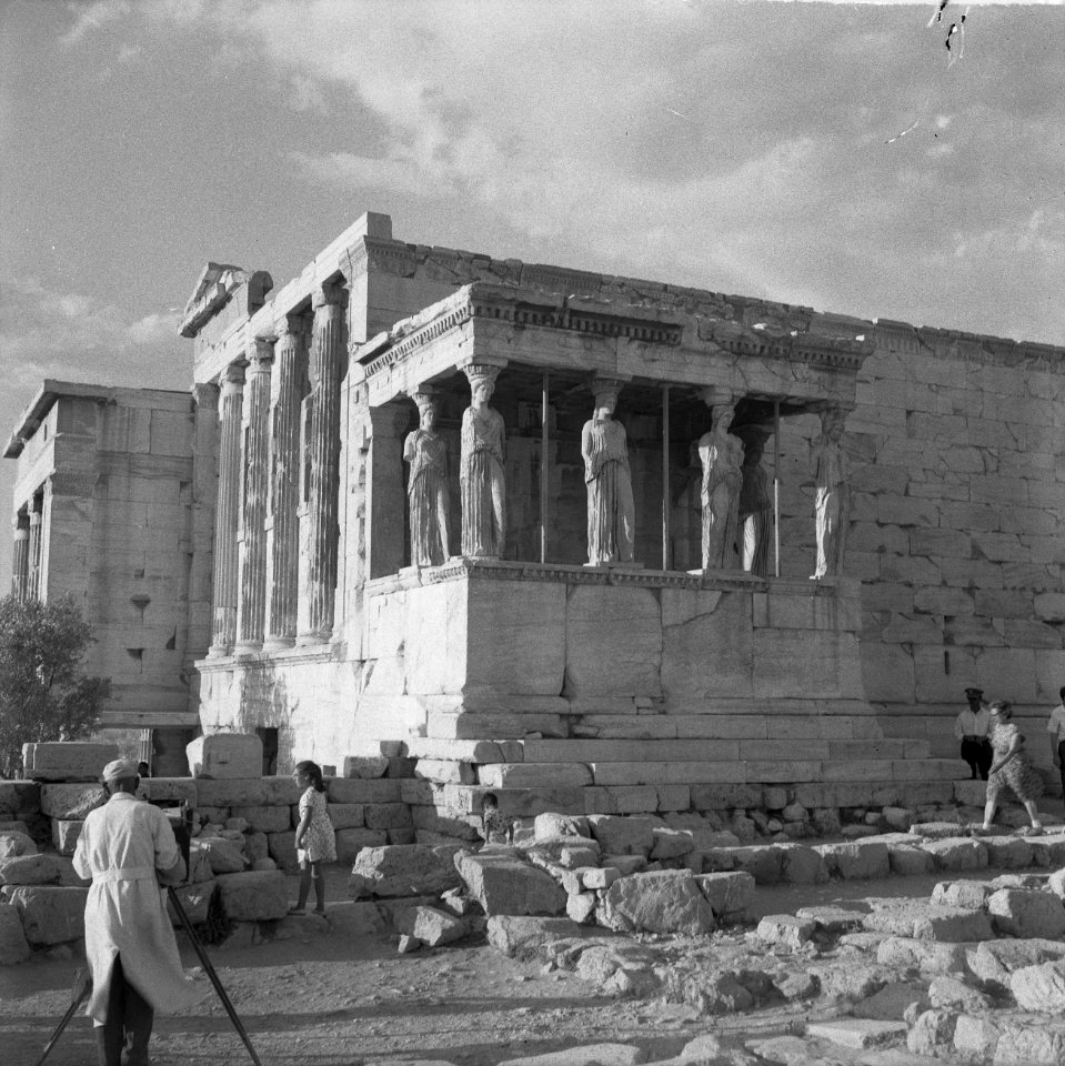 Jamboree 1963 te Marathon Griekenland Griekse bouwwerken en genre Athene, Bestanddeelnr 915-4362