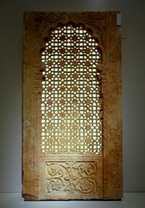 Jali, North India, 18th century, reddish sandstone - Ethnological Museum, Berlin - DSC01570