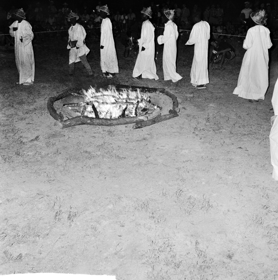Jamboree 1963 te Marathon Griekenland Senegal had veel succes met eigen liedjes, Bestanddeelnr 915-4243
